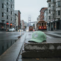 ESW sage green dad hat