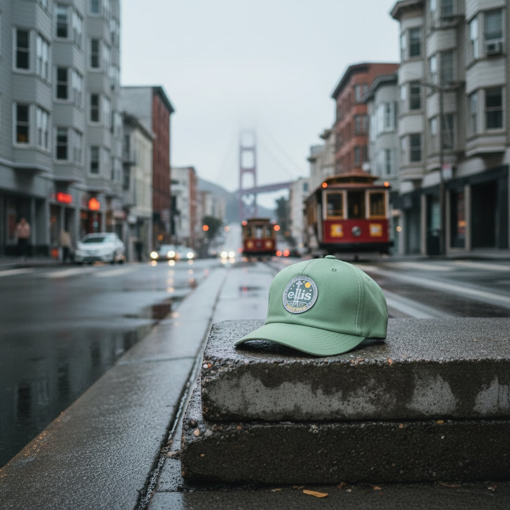 ESW sage green dad hat