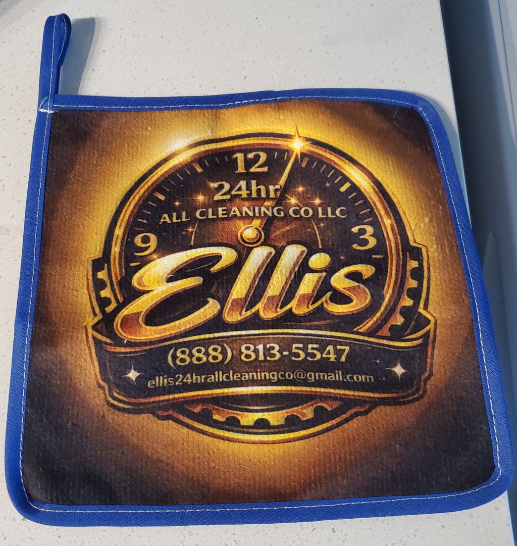Ellis 24hr quilted logo potholder